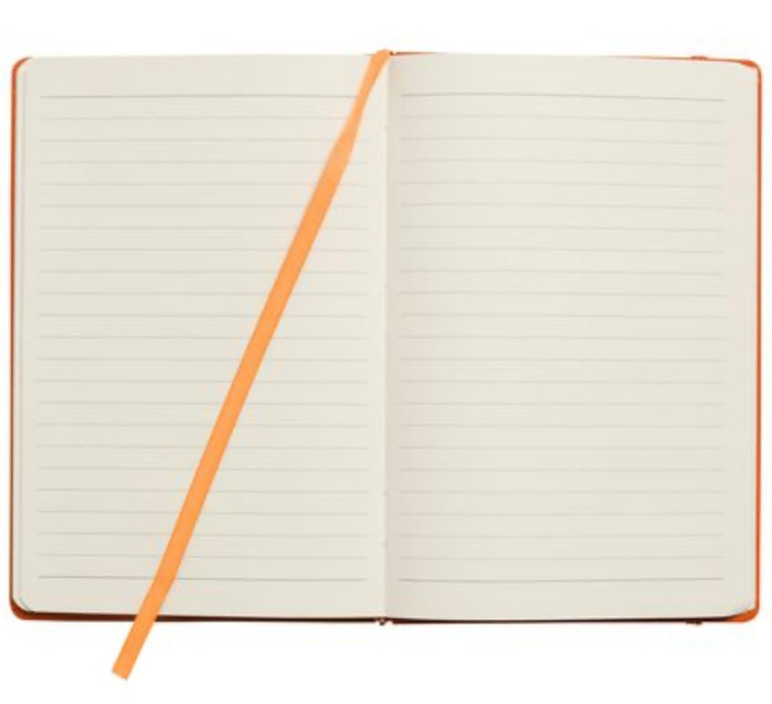 Pocket Notebook A5  – Perfectly Personalized for You! (Orange)
